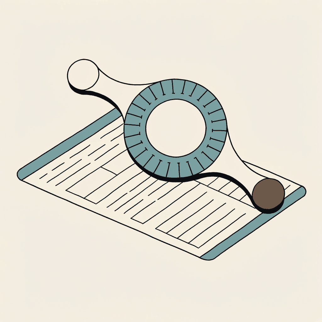 A cardboard cipher wheel lying on top of a family medical chart